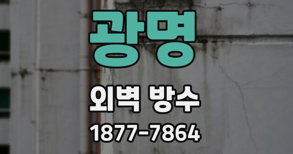 광명 외벽 방수