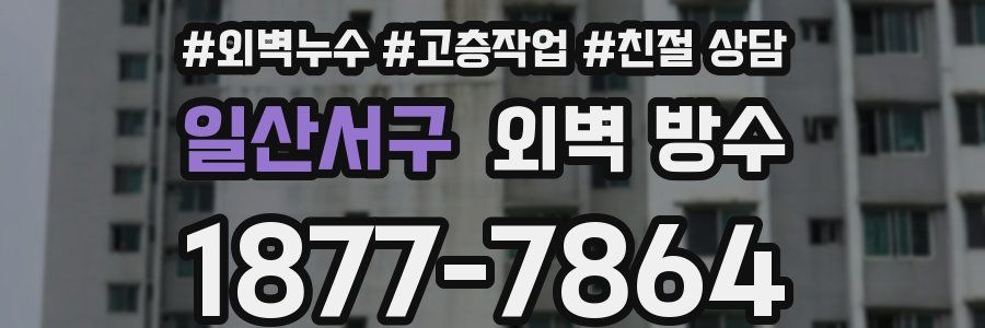 일산서구 외벽 방수