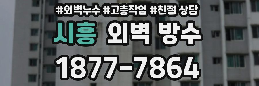 시흥 외벽 방수