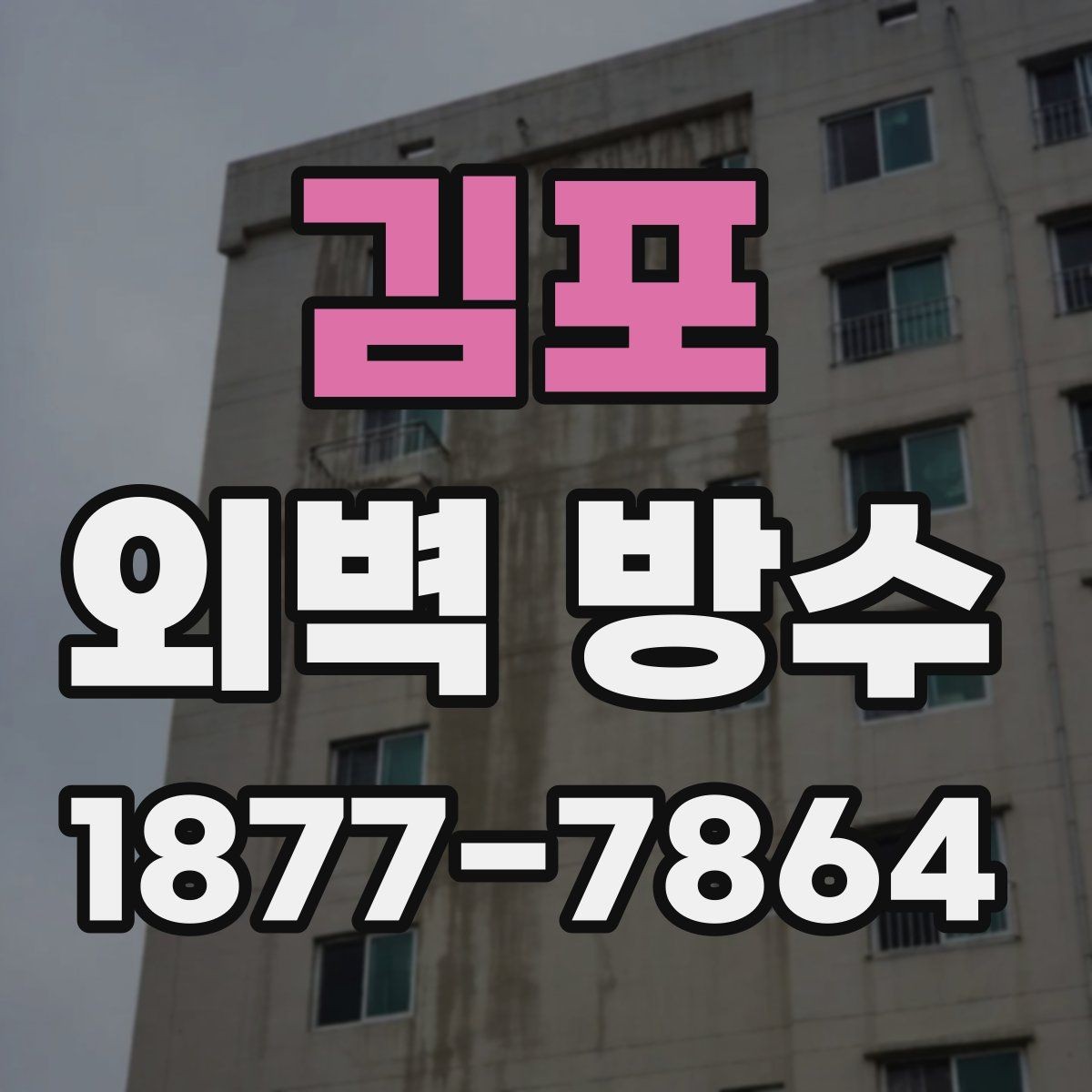 김포 외벽 방수 보수는 부분 수리로 가능한가