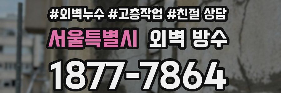 서울특별시 외벽 방수