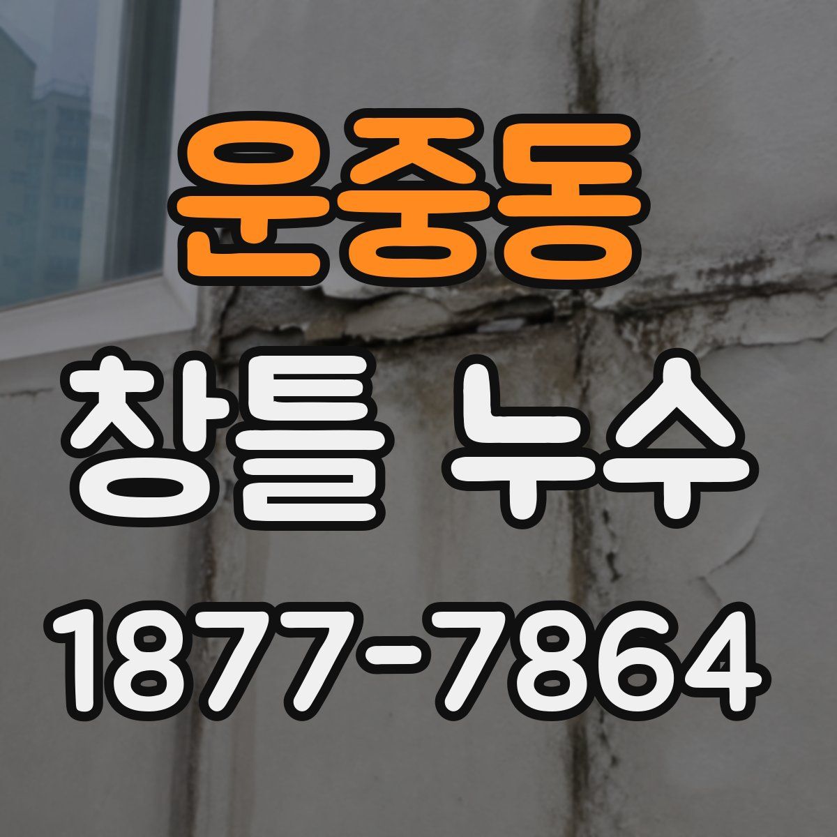 운중동 창틀 누수