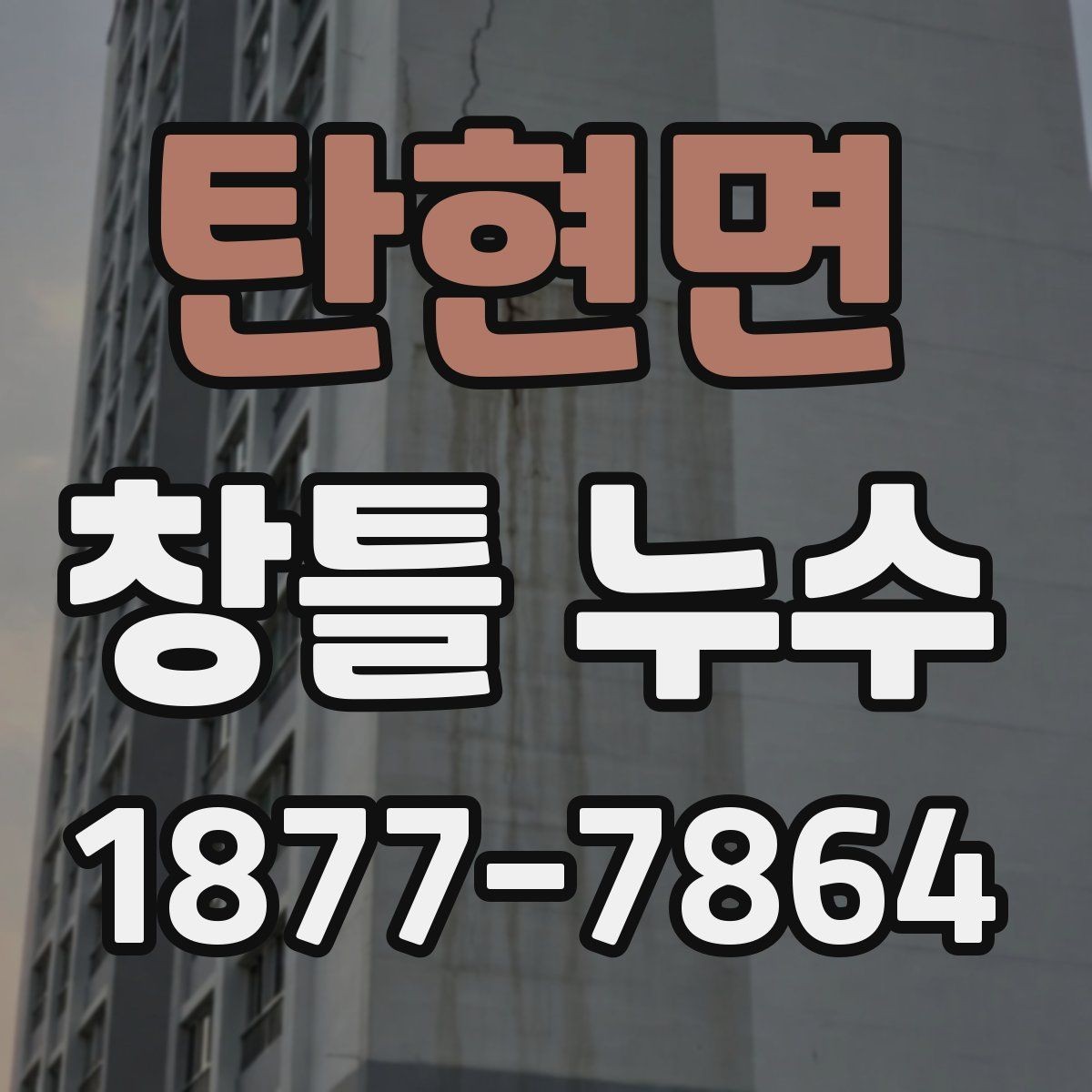 탄현면 창틀 누수 점검 시 창호 주변 살펴보기