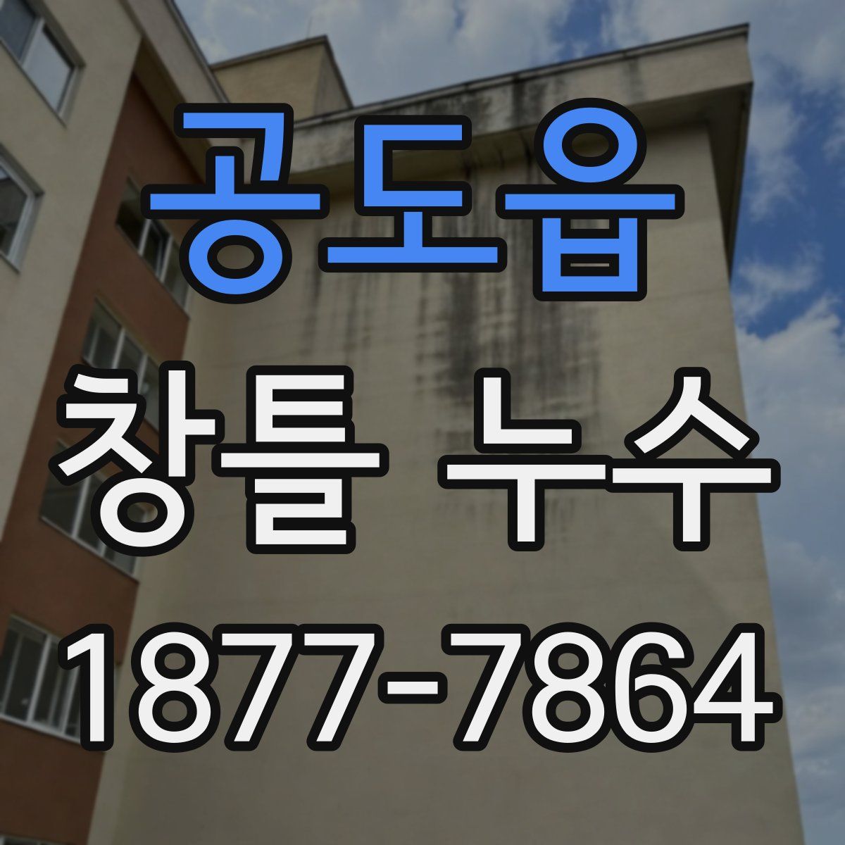 공도읍 창틀 누수
