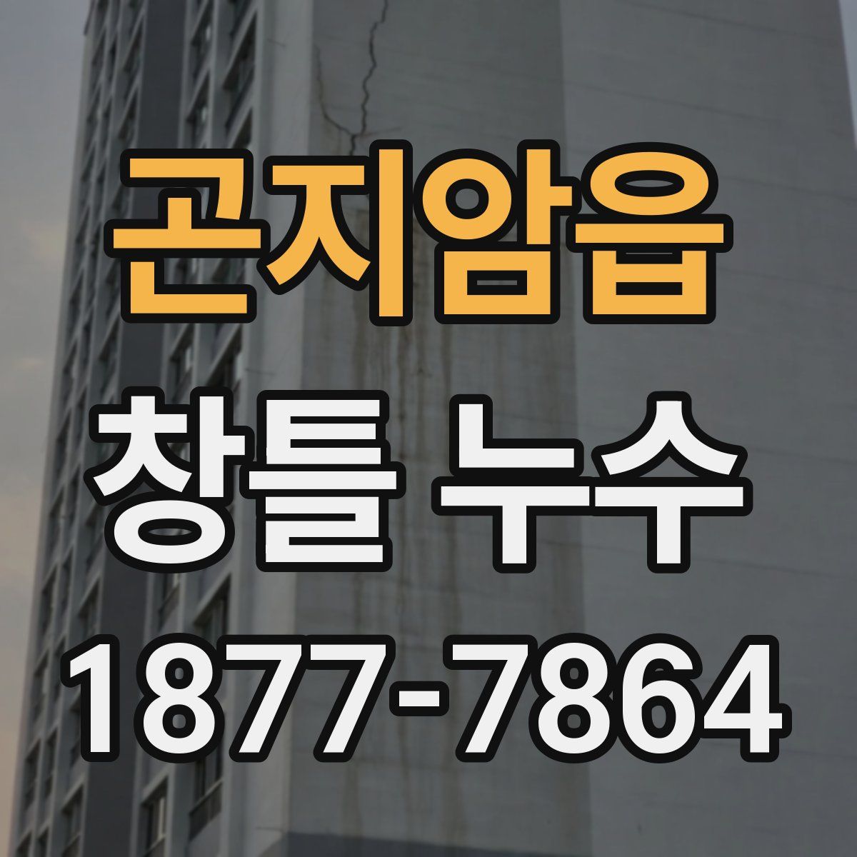 곤지암읍 창틀 누수