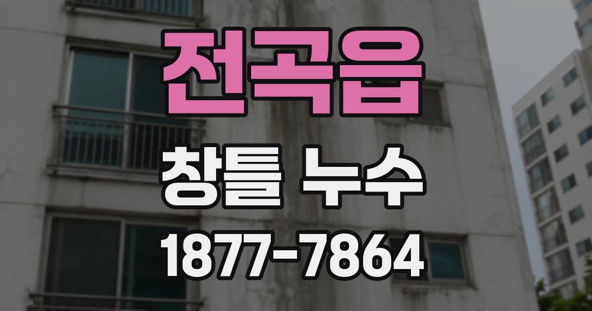 전곡읍 창틀 누수