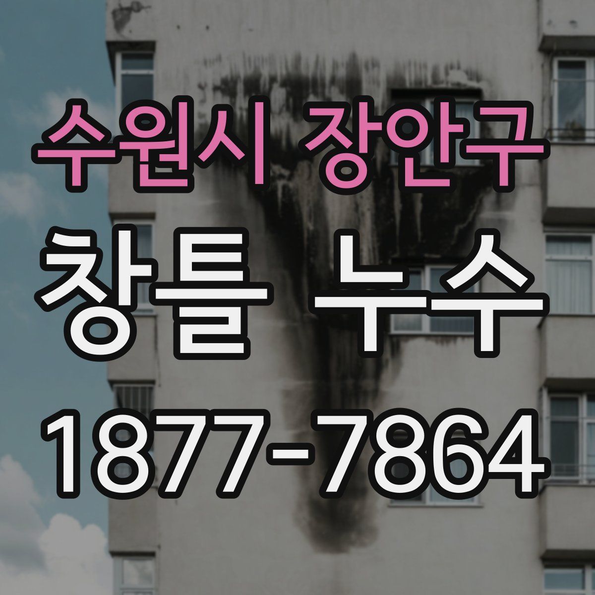 수원시 장안구 창틀 누수