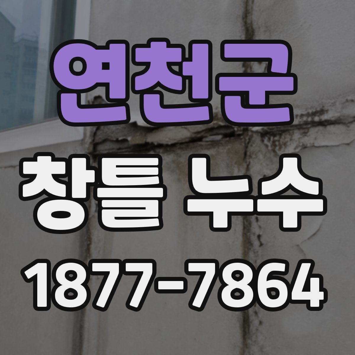 연천군 창틀 누수