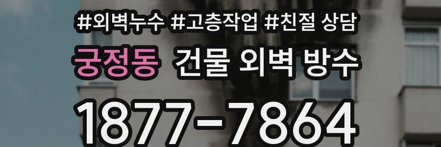 궁정동 건물 외벽 방수