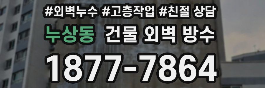 누상동 건물 외벽 방수