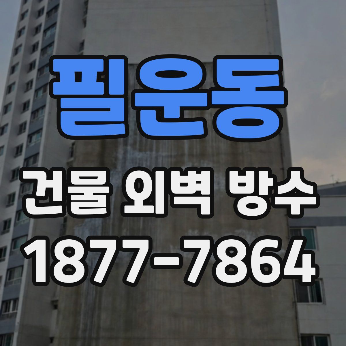 필운동 건물 외벽 방수