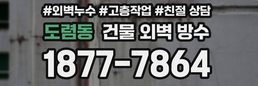 도렴동 건물 외벽 방수