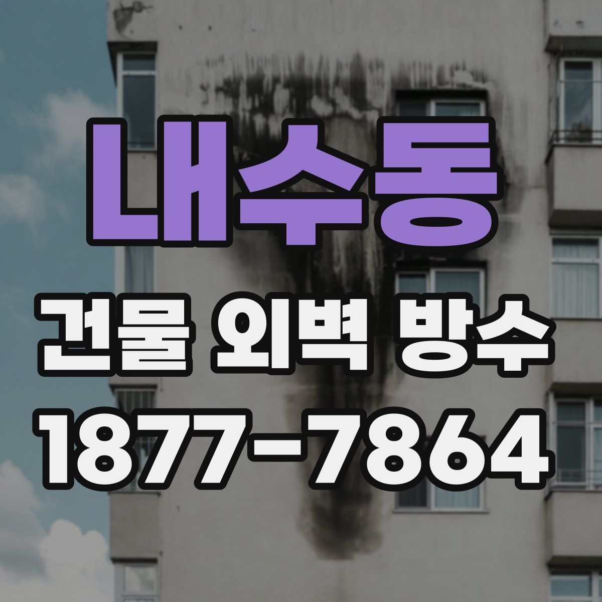 내수동 건물 외벽 방수