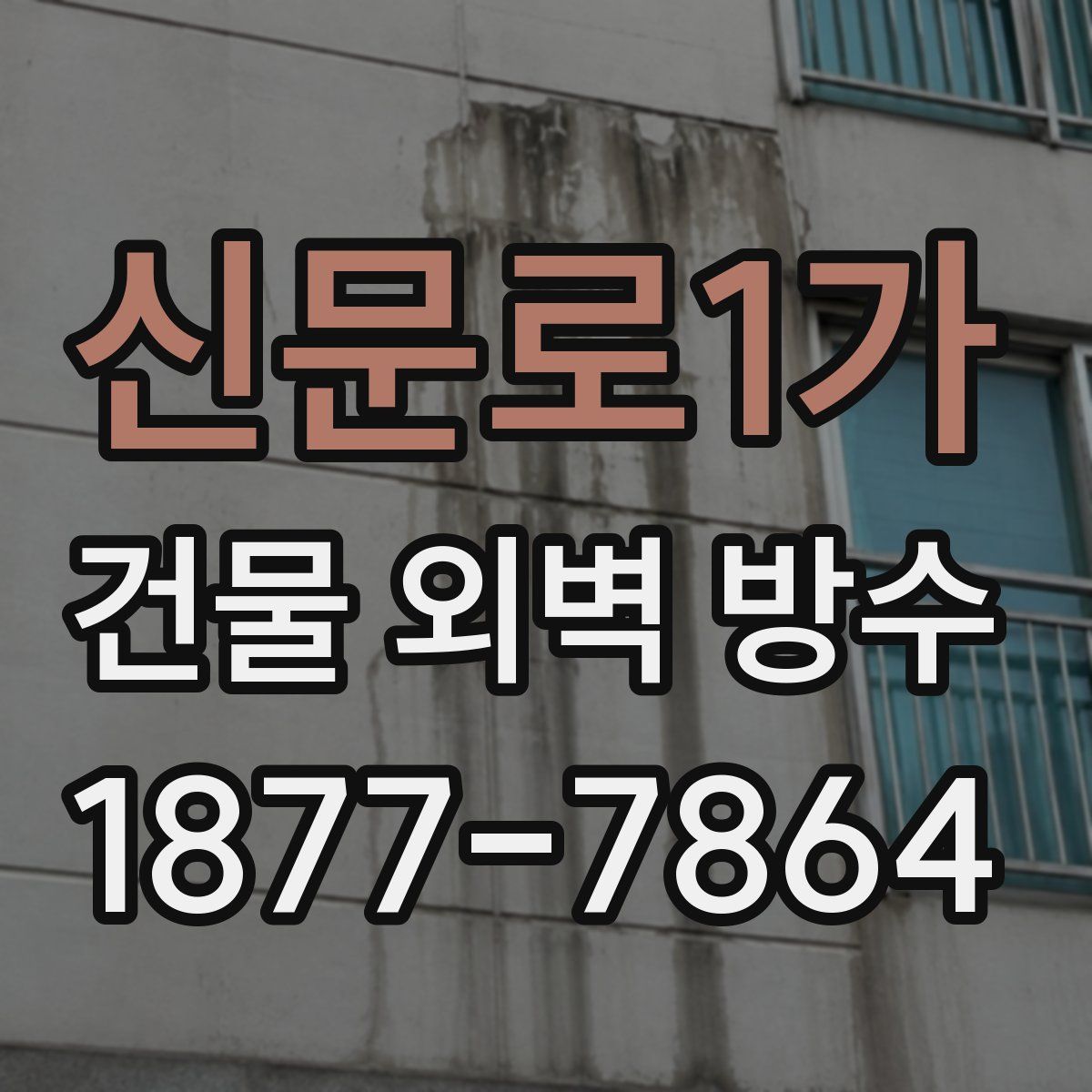 신문로1가 건물 외벽 방수