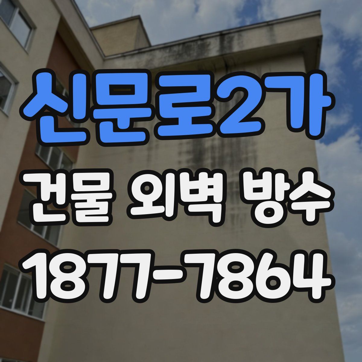 신문로2가 건물 외벽 방수