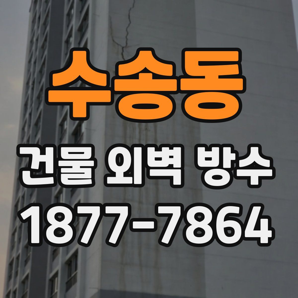 수송동 건물 외벽 방수