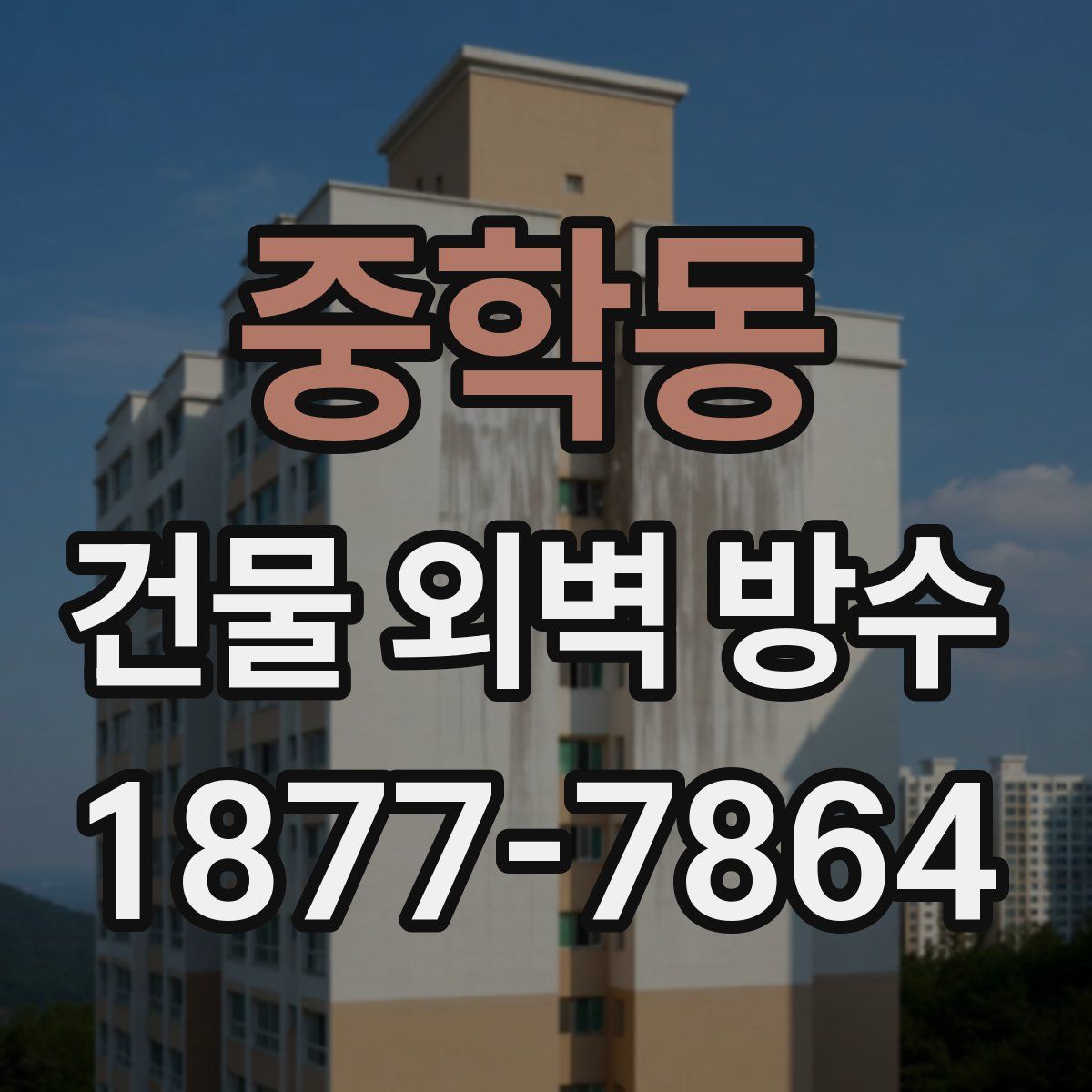 중학동 건물 외벽 방수