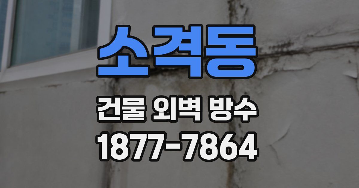 소격동 건물 외벽 방수