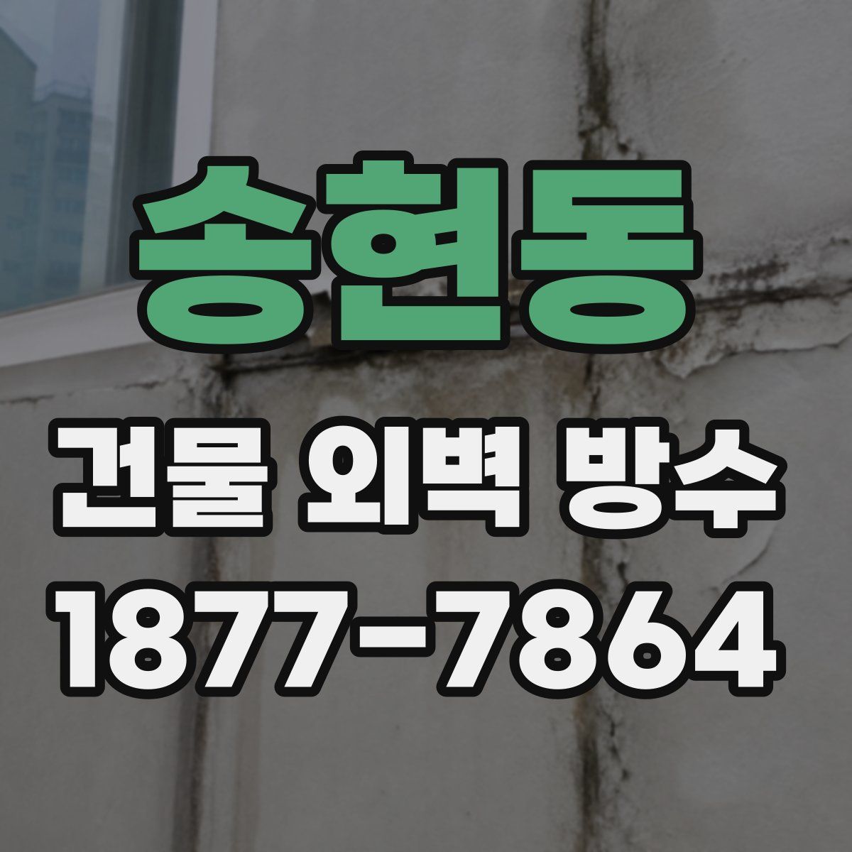 송현동 건물 외벽 방수