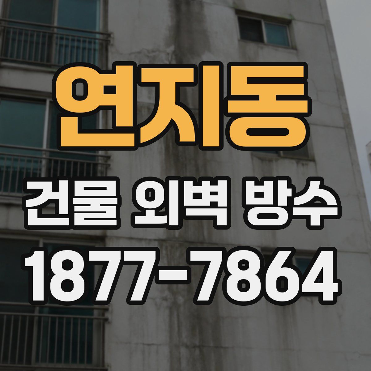 연지동 건물 외벽 방수