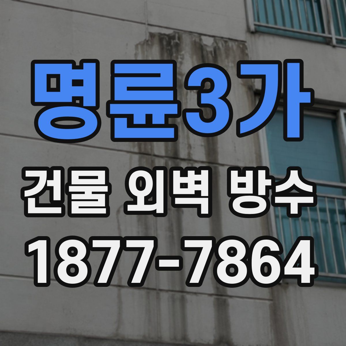 명륜3가 건물 외벽 방수