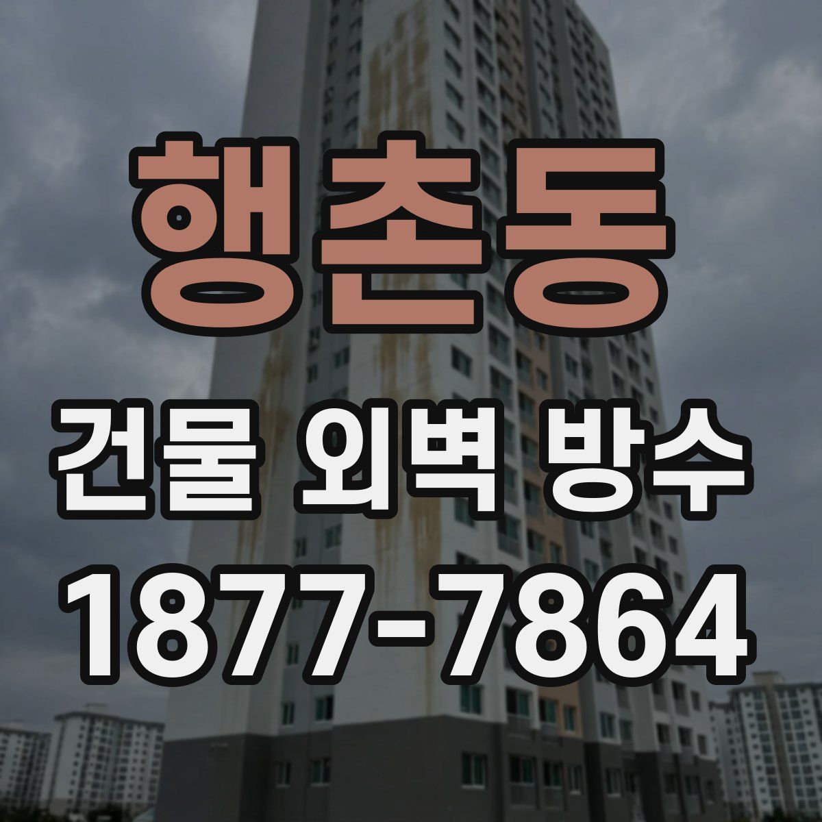 행촌동 건물 외벽 방수