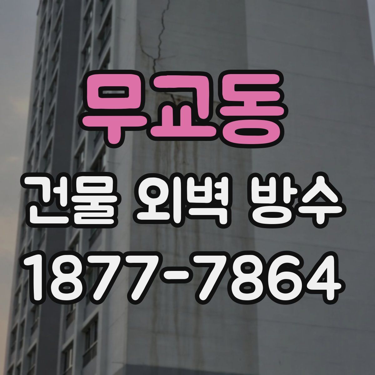 무교동 건물 외벽 방수