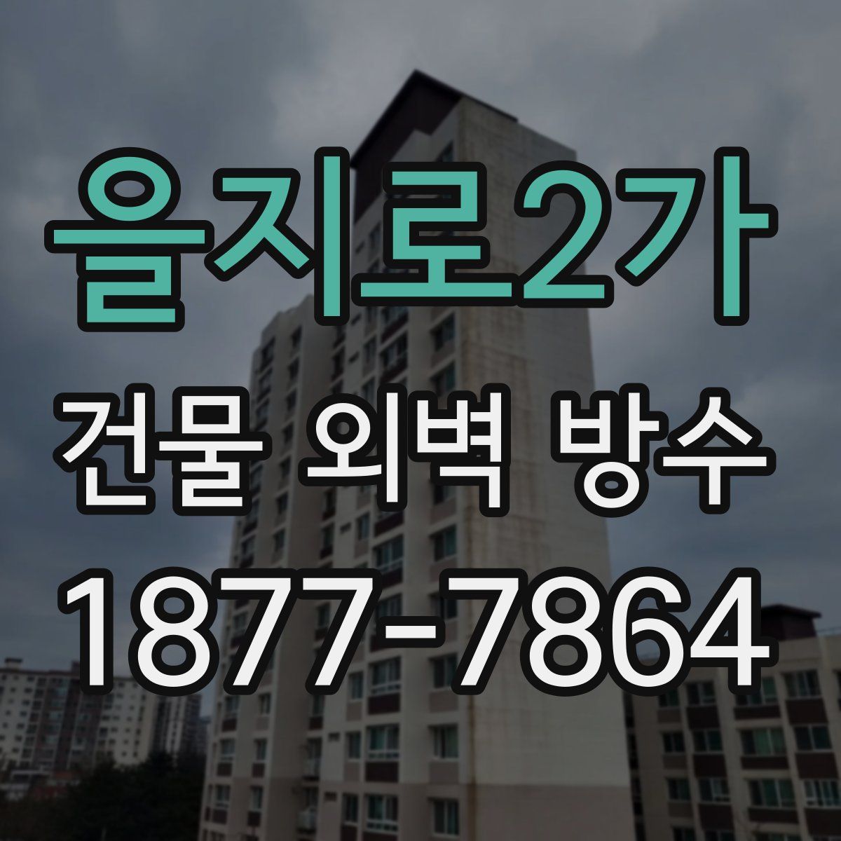 을지로2가 건물 외벽 방수