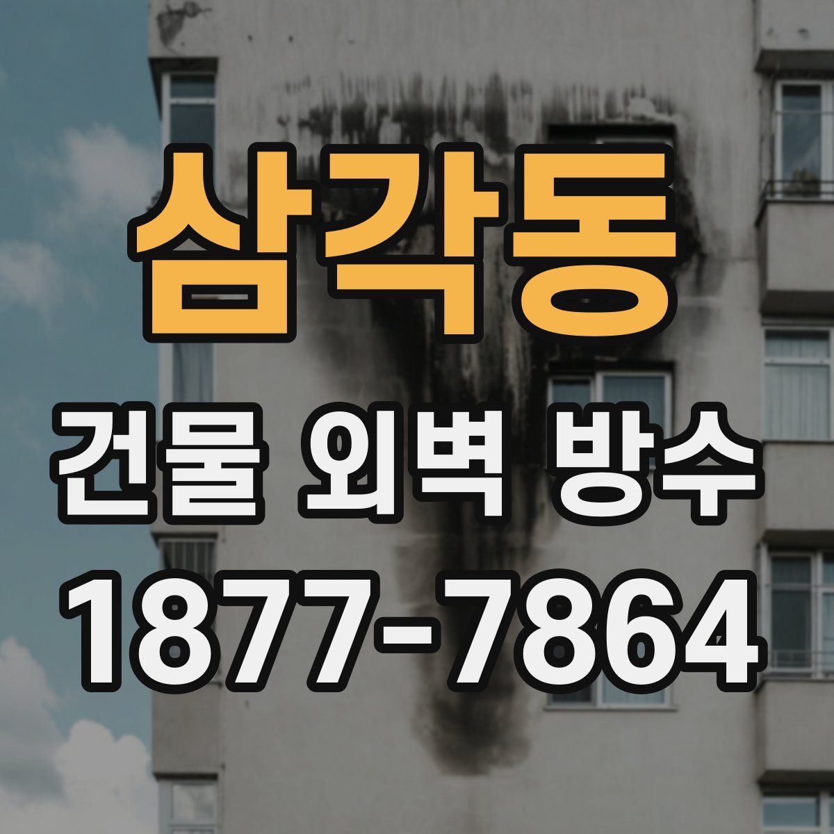 삼각동 건물 외벽 방수