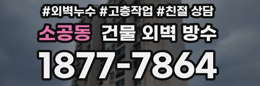 소공동 건물 외벽 방수