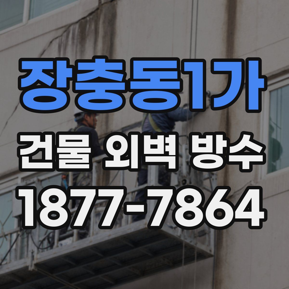 장충동1가 건물 외벽 방수