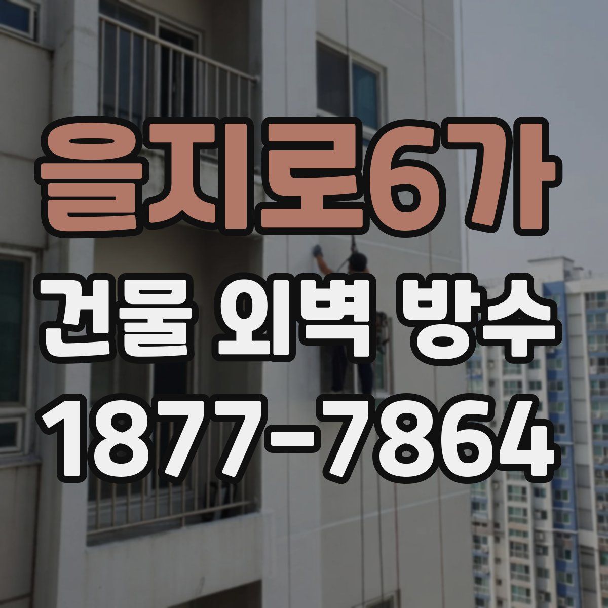 을지로6가 건물 외벽 방수