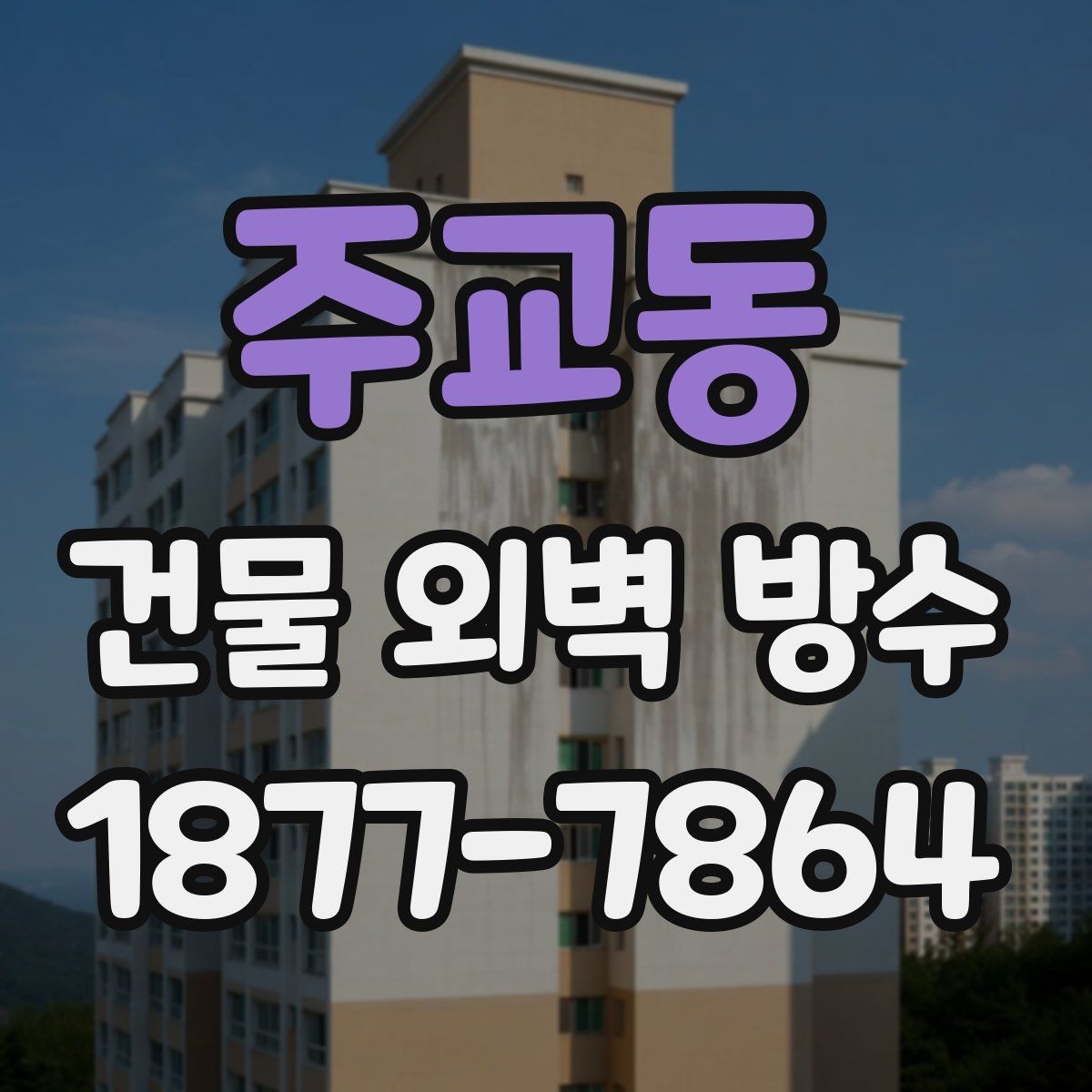 주교동 건물 외벽 방수 점검은 어디부터 시작할까