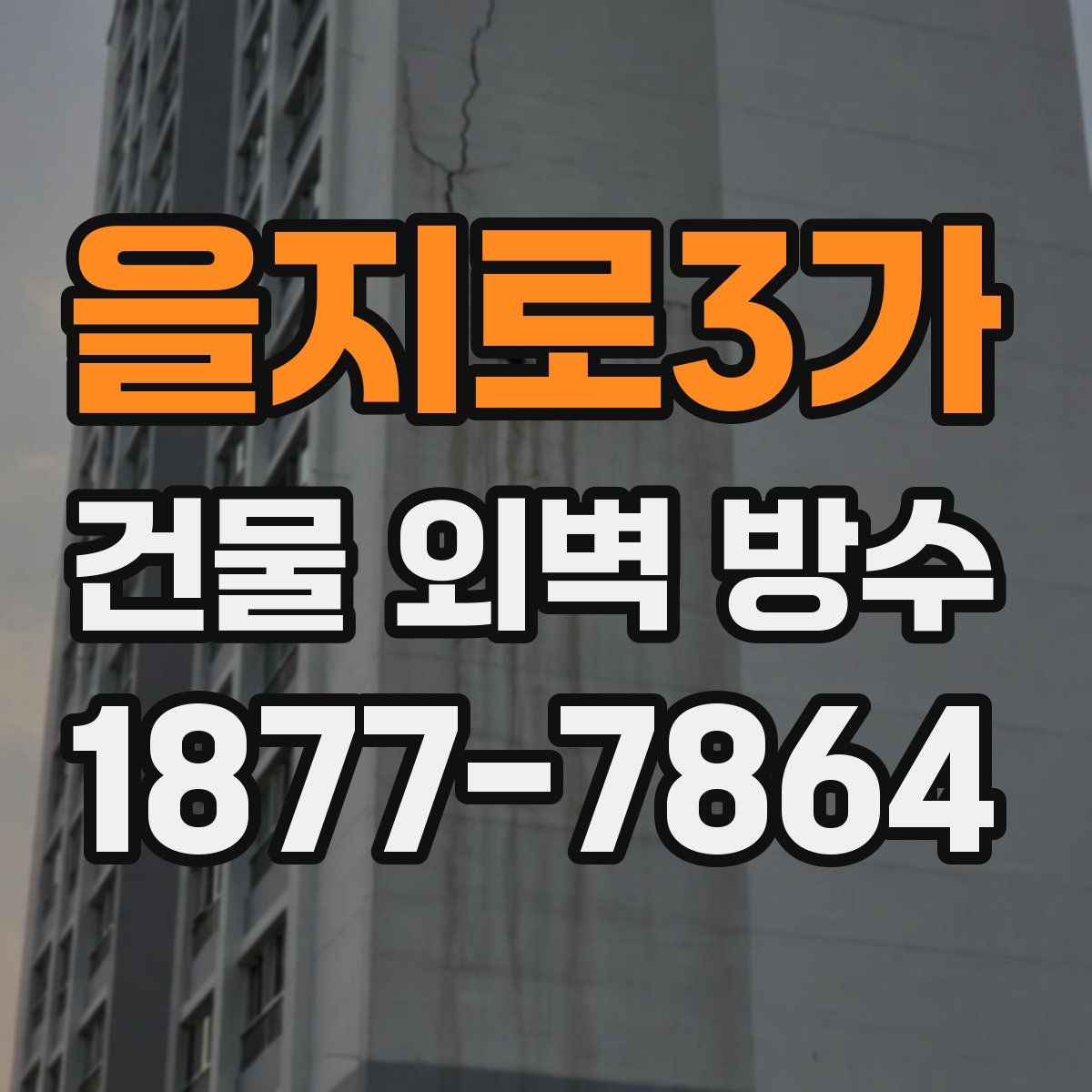 을지로3가 건물 외벽 방수
