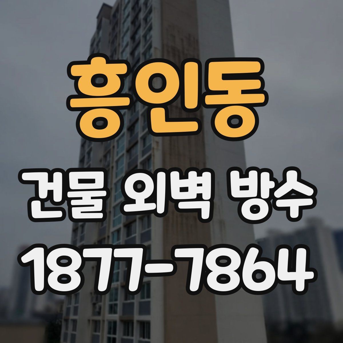 흥인동 건물 외벽 방수 공사 후 유지관리 팁