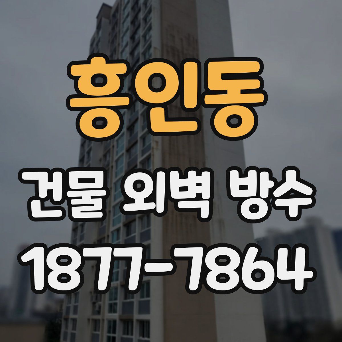 흥인동 건물 외벽 방수