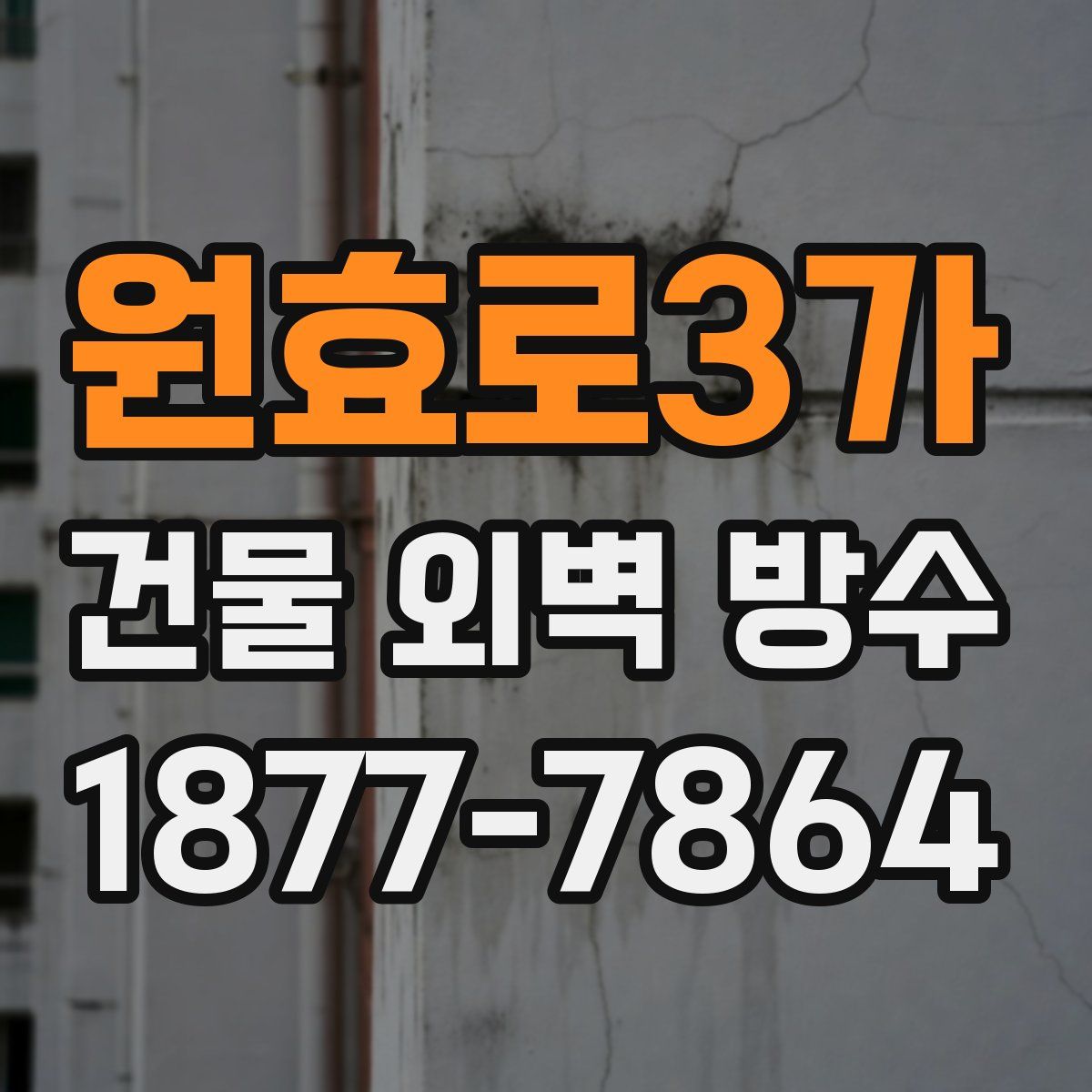 원효로3가 건물 외벽 방수