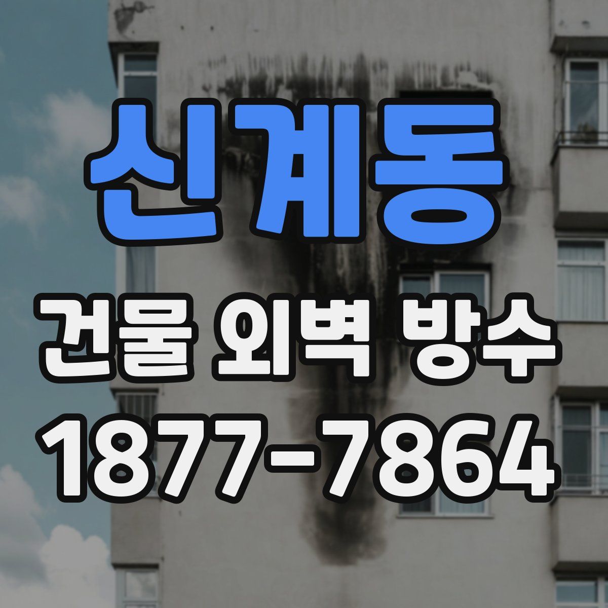 신계동 건물 외벽 방수
