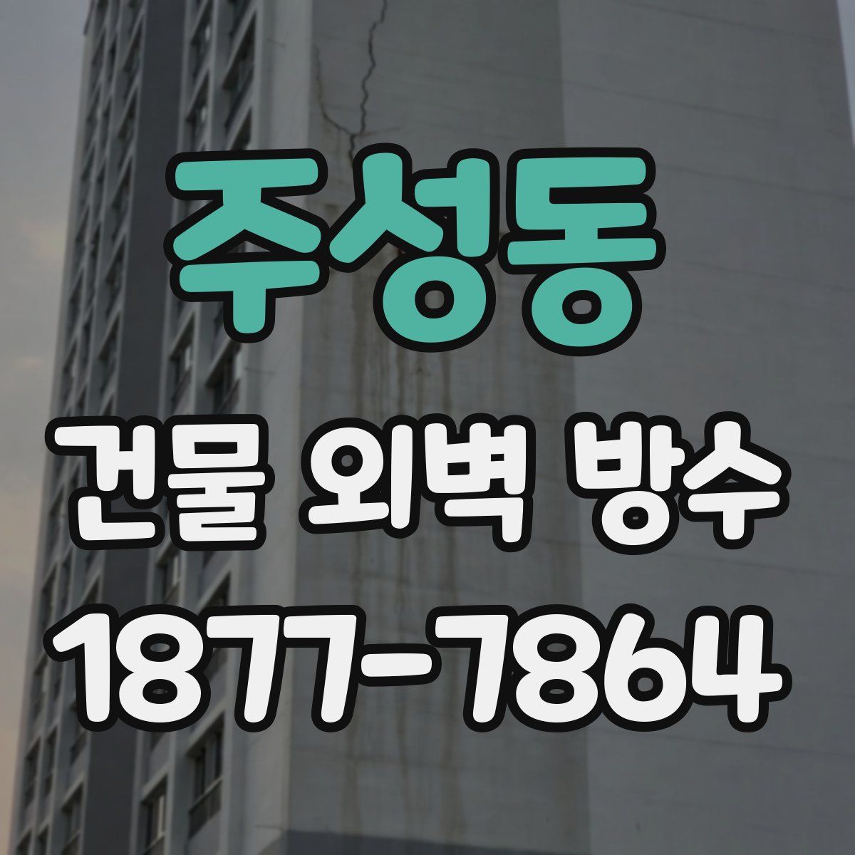 주성동 건물 외벽 방수