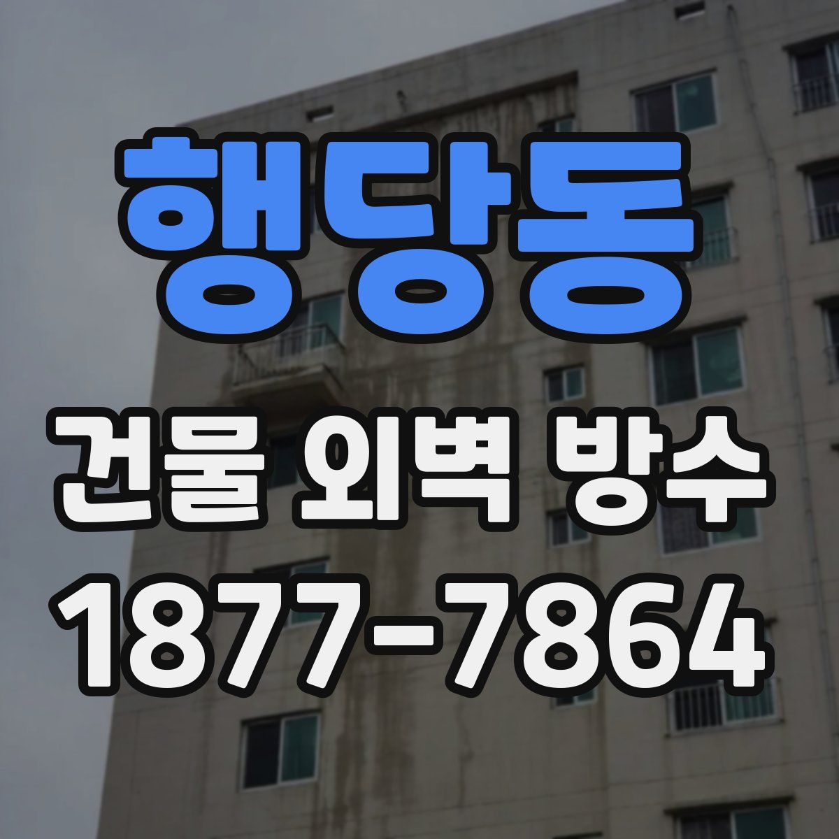 행당동 건물 외벽 방수