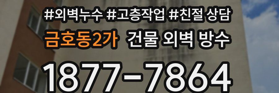 금호동2가 건물 외벽 방수