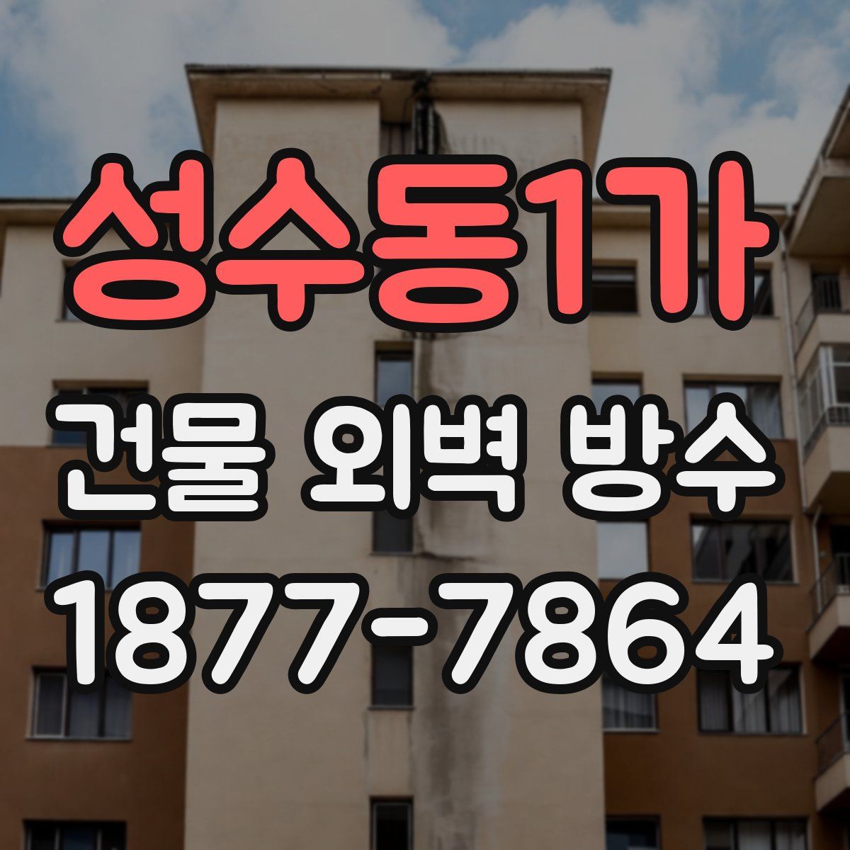 성수동1가 건물 외벽 방수