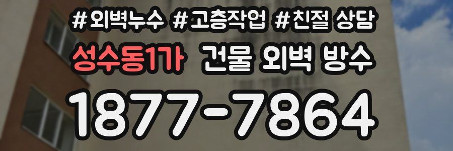 성수동1가 건물 외벽 방수
