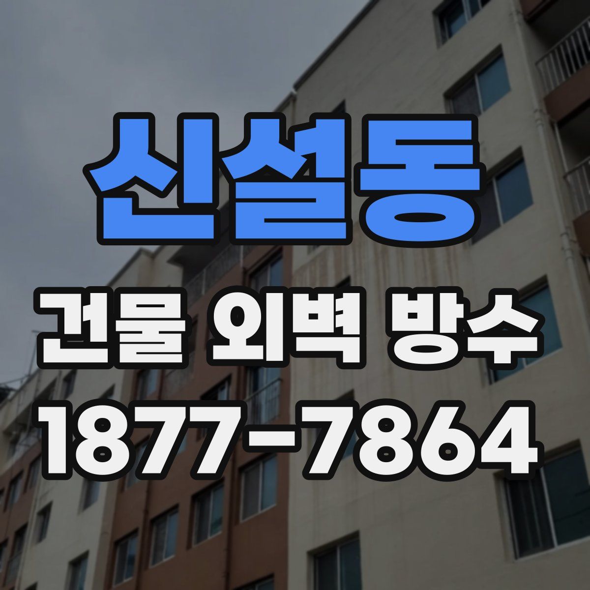신설동 건물 외벽 방수
