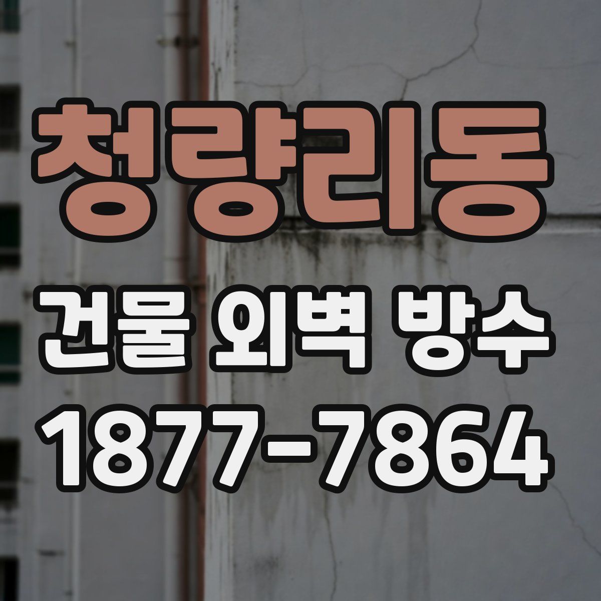 청량리동 건물 외벽 방수