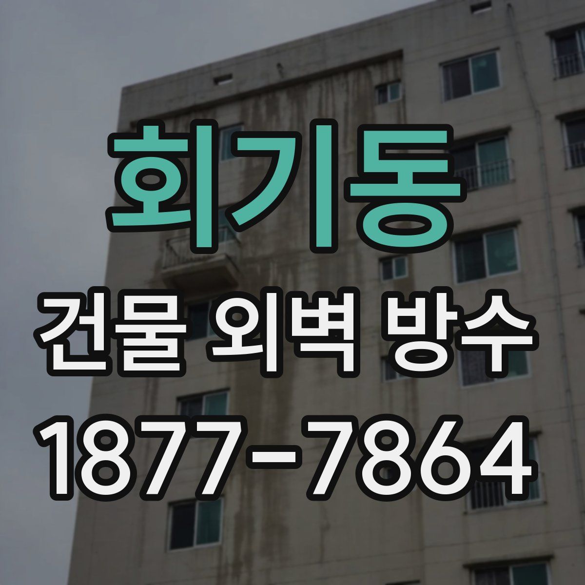 회기동 건물 외벽 방수
