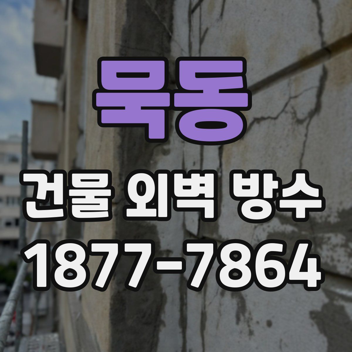 묵동 건물 외벽 방수