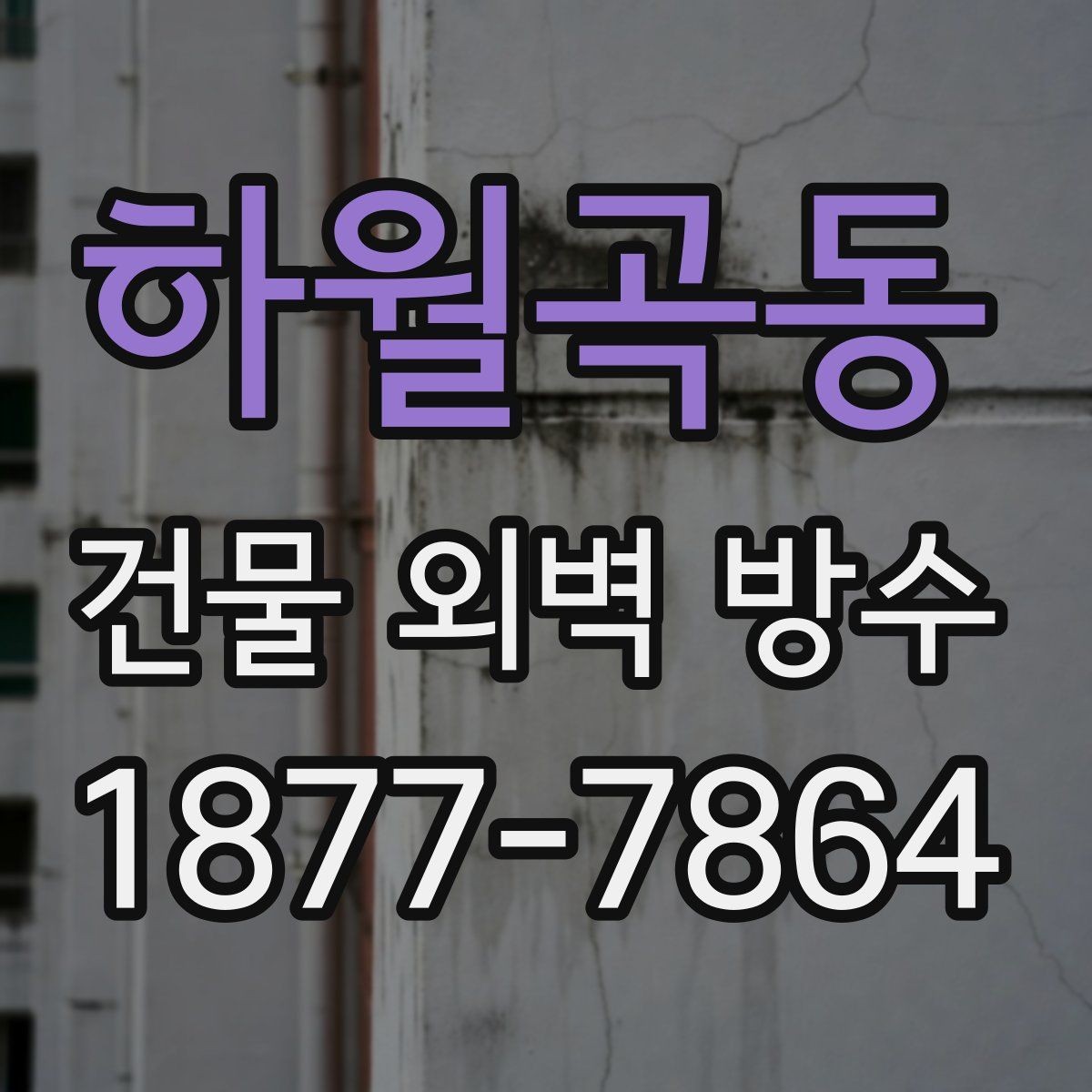 하월곡동 건물 외벽 방수 시공 전에 알아야 할 기본 절차