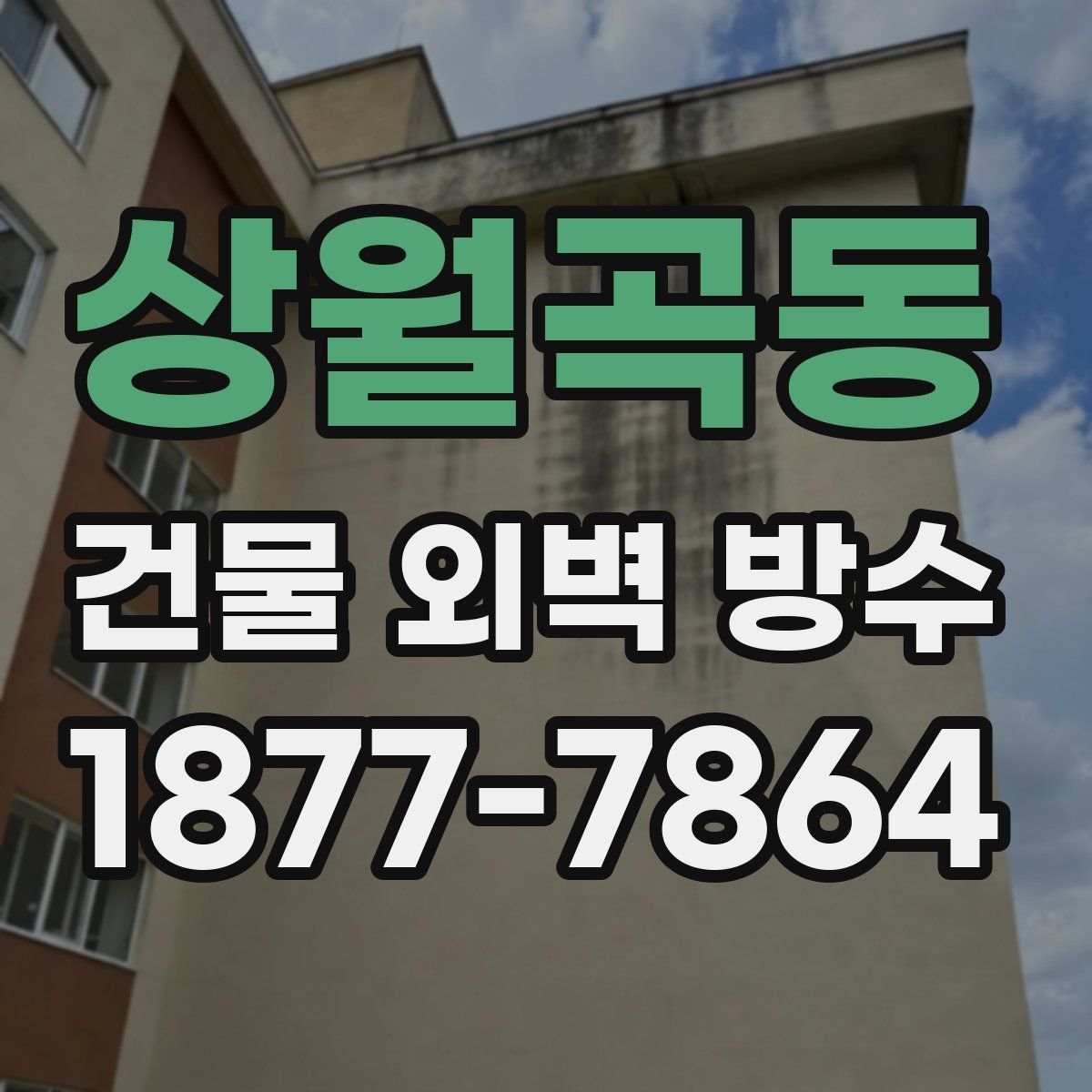 상월곡동 건물 외벽 방수