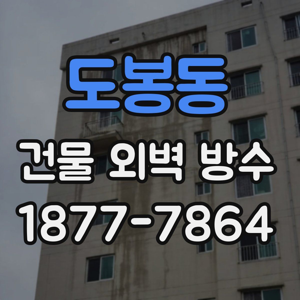 도봉동 건물 외벽 방수